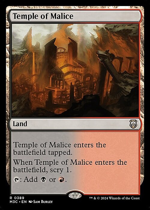 Temple of Malice Card Front