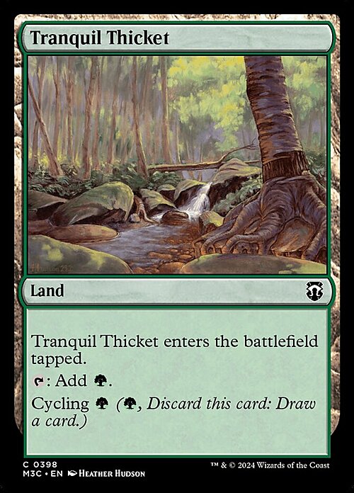 Tranquil Thicket Card Front