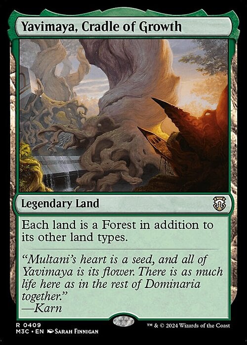 Yavimaya, Cradle of Growth Card Front