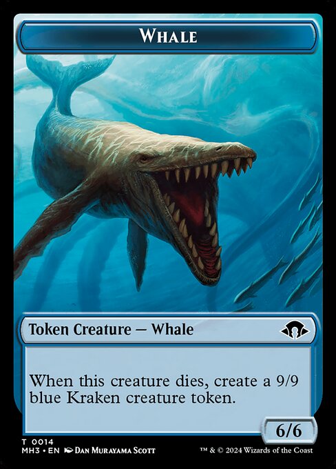 whale cards mtg Maui then put any number of them into your graveyard and the rest on top of your library in any order.) Exile this creature at the beginning of the next end step Fish Whale Kraken Set TCG