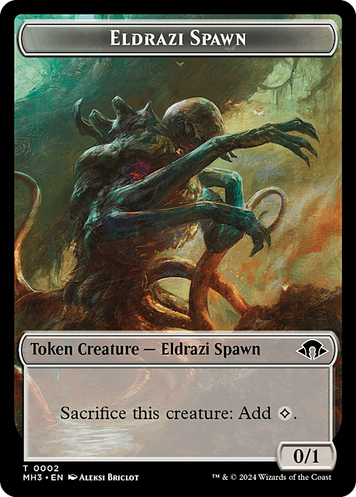 Eldrazi Spawn // Eldrazi Scion Card Front