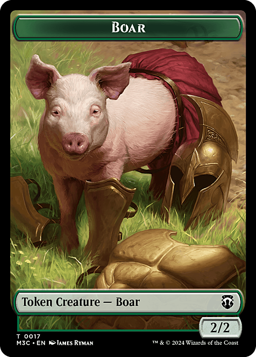 Boar // Forest Dryad Card Front