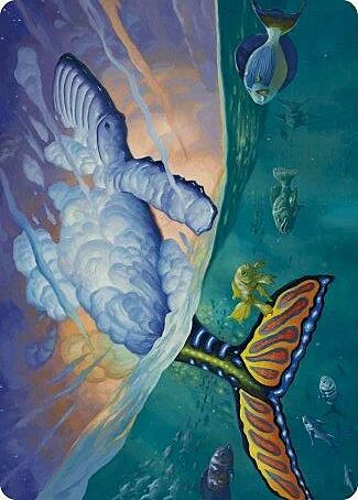 Art Series: Dreamtide Whale Card Front
