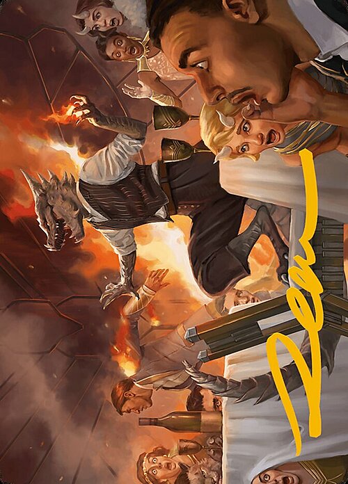 Art Series: Party Thrasher Card Front