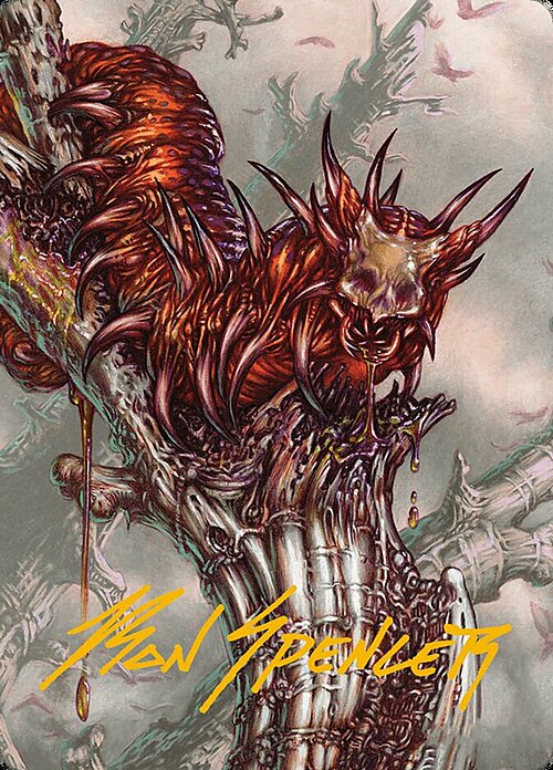 Art Series: Grist, Voracious Larva Card Front