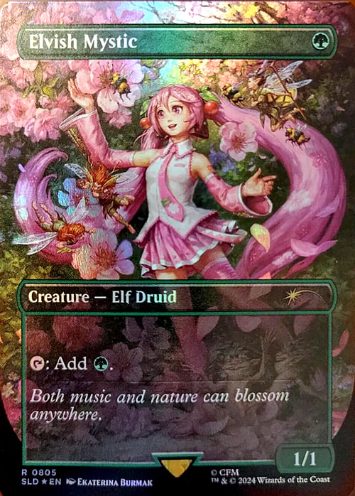 Elvish Mystic Card Front