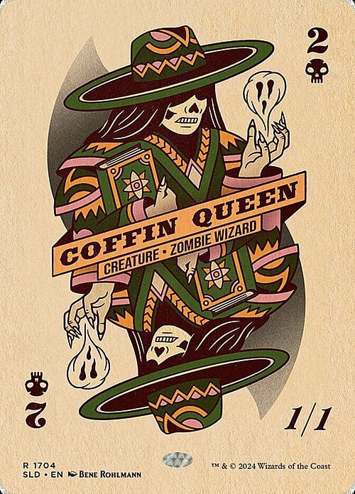 Coffin Queen Card Front