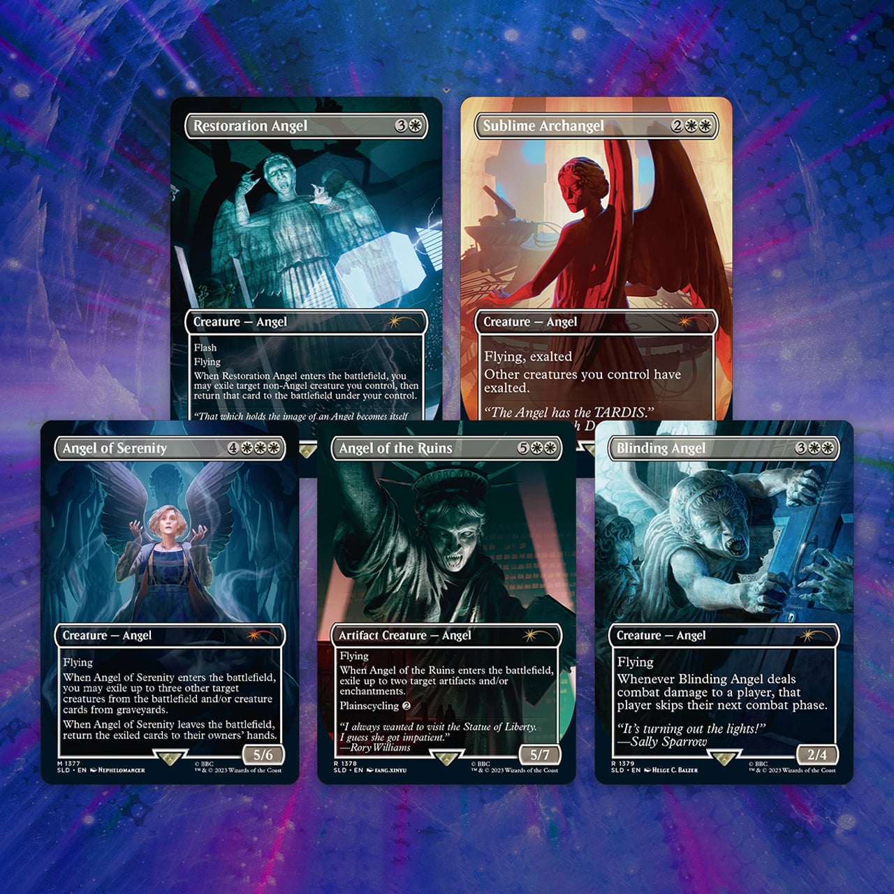 Secret Lair x Doctor Who: The Weeping Angels Set