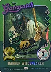 Garruk Wildspeaker · Signed 0749