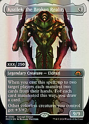 Kozilek, the Broken Reality · Serialized Double Foil 382s