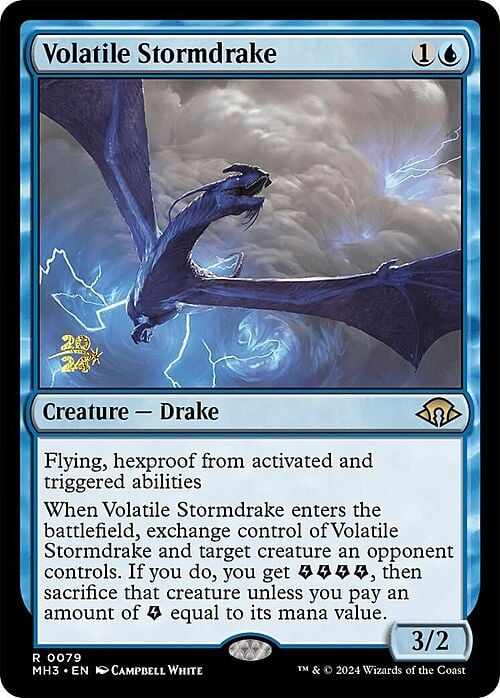 Volatile Stormdrake Card Front