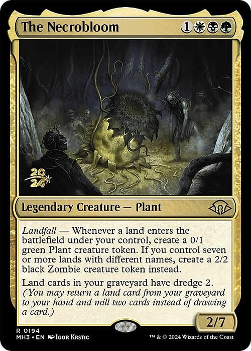 The Necrobloom Card Front