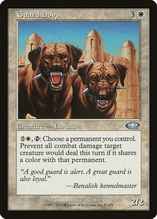 Guard Dogs Card Front