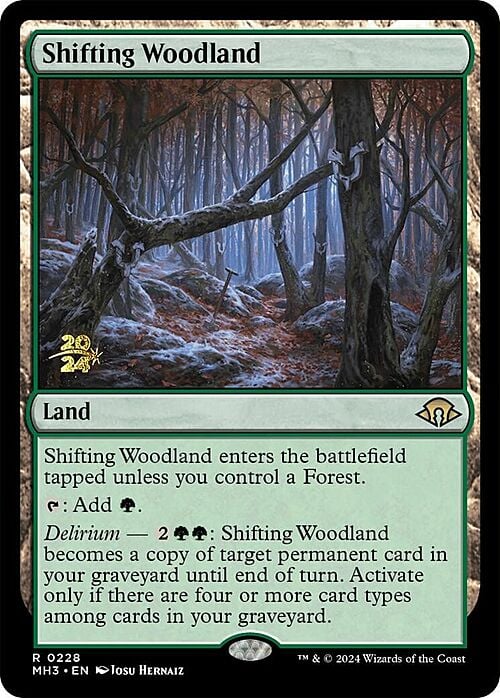 Shifting Woodland Card Front