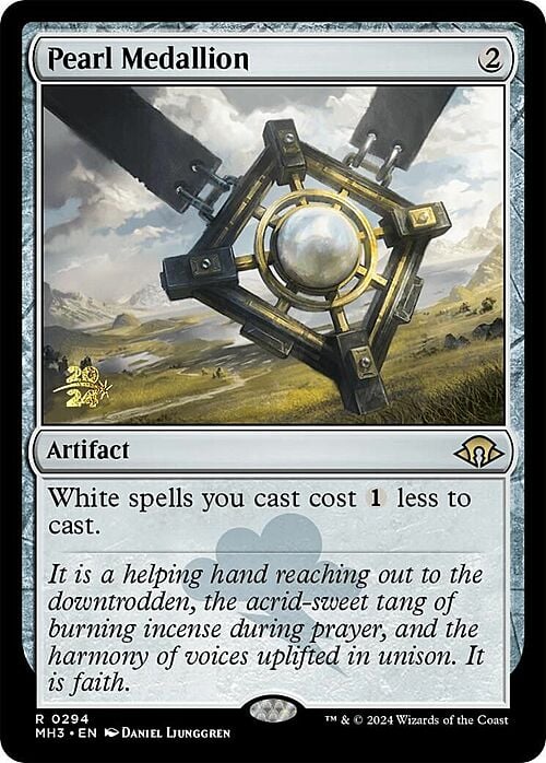 Pearl Medallion Card Front