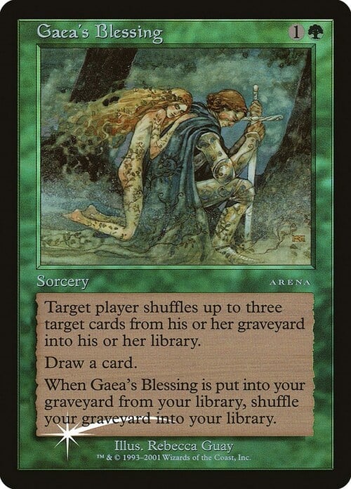 Gaea's Blessing Card Front