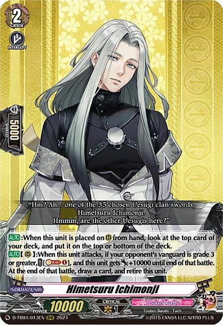 Himetsuru Ichimonji Card Front