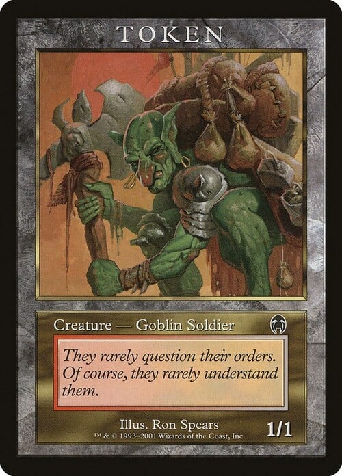 Goblin Soldier Card Front