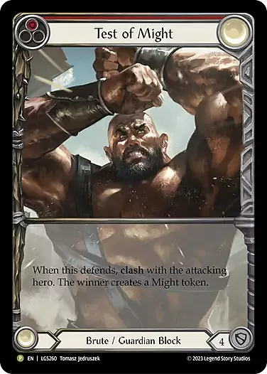 Test of Might Card Front