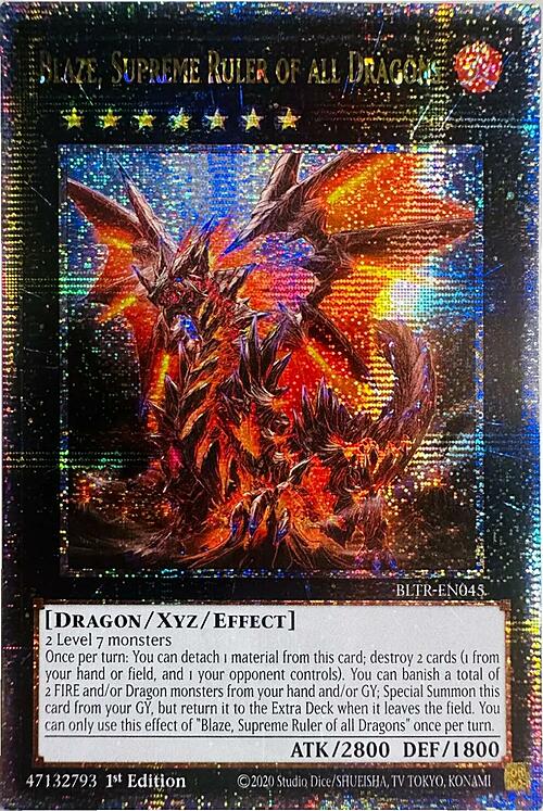 Blaze, Supreme Ruler of All Dragons Card Front