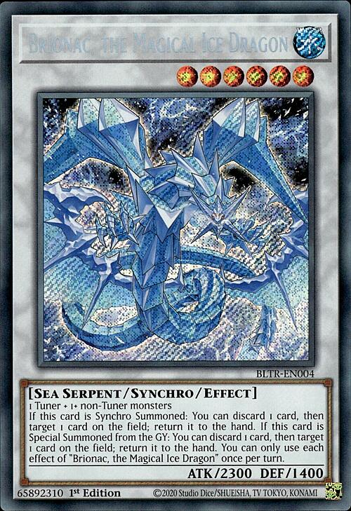 Brionac, the Magical Ice Dragon Card Front