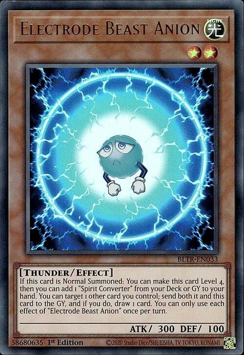 Electrode Beast Anion Card Front