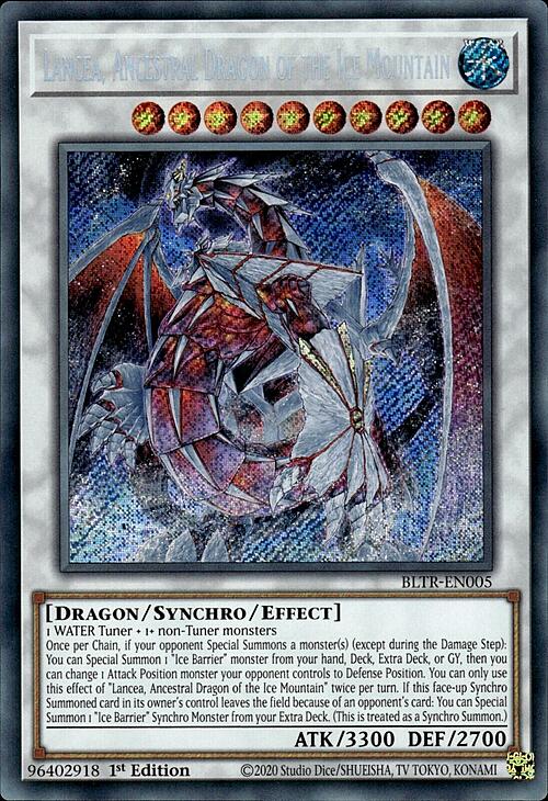 Lancea, Ancestral Dragon of the Ice Mountain Card Front