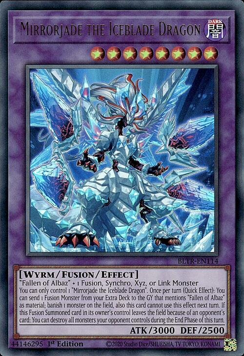 Mirrorjade the Iceblade Dragon Card Front