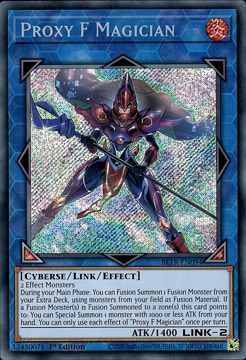 Proxy F Magician Card Front