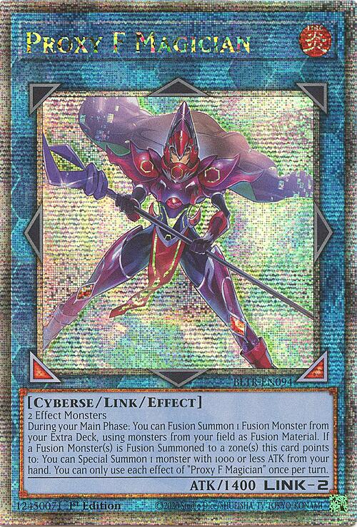 Proxy F Magician Card Front