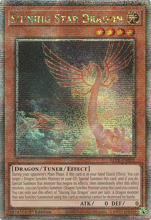 Shining Star Dragon Card Front
