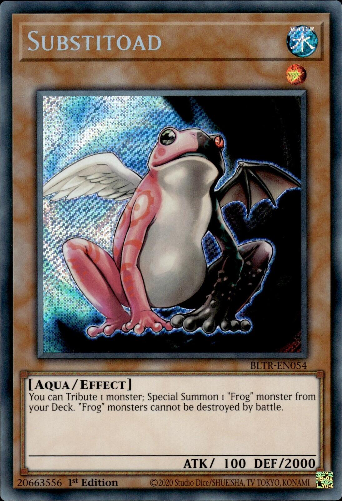 toad cards yugioh Yu-Gi-Oh! TCG Substitoad BLTR-EN054  Epic Trading Collectibles