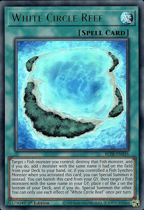 White Circle Reef Card Front
