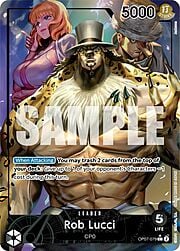 Rob Lucci · Alternate Art OP07-079a