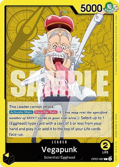 Vegapunk Card Front