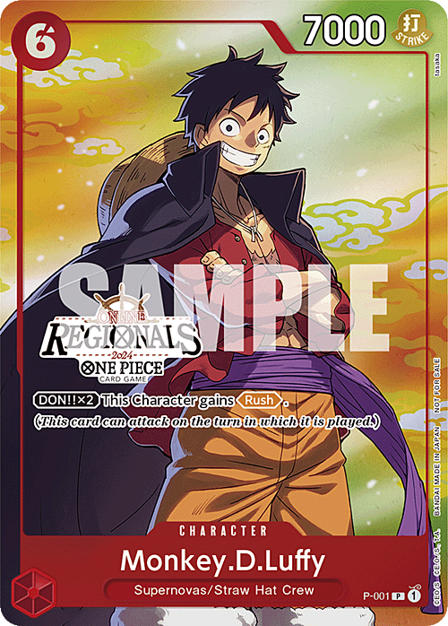 Monkey.D.Luffy Card Front
