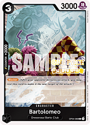 Bartolomeo · Judge Pack Vol. 3 OP04-089