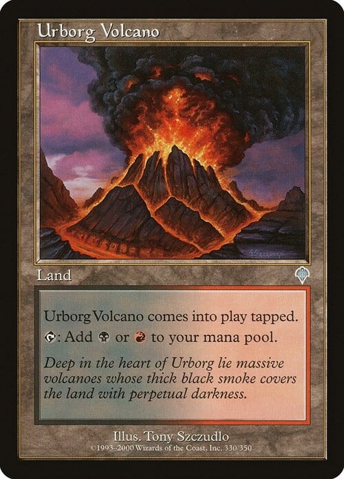 Urborg Volcano Card Front