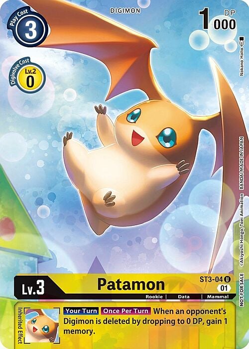 Patamon Card Front