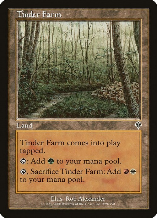 Tinder Farm Card Front