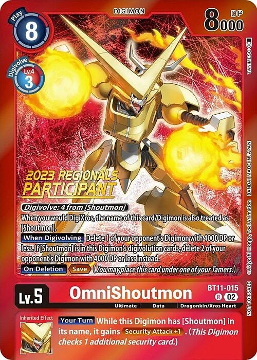 OmniShoutmon Card Front