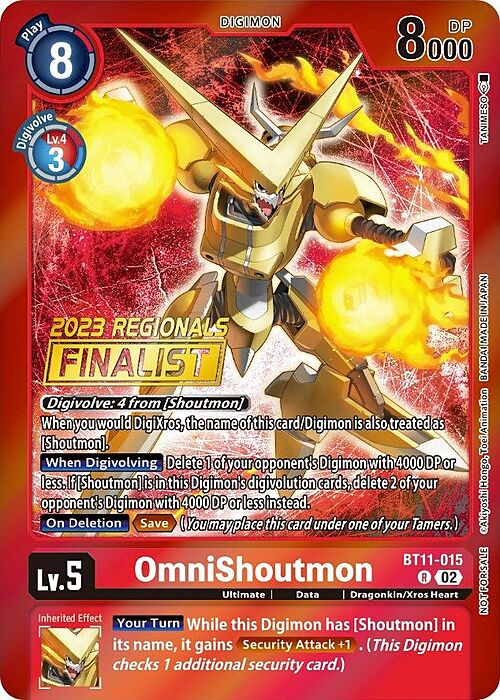 OmniShoutmon Card Front