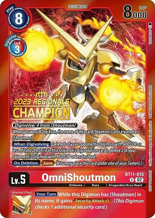 OmniShoutmon Card Front
