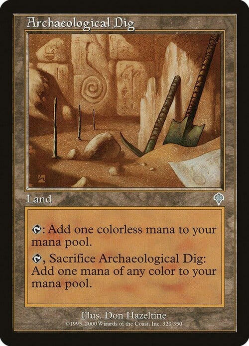 Scavo Archeologico Card Front