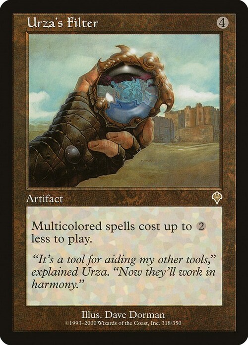 Urza's Filter Card Front