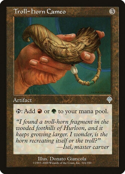 Troll-Horn Cameo Card Front