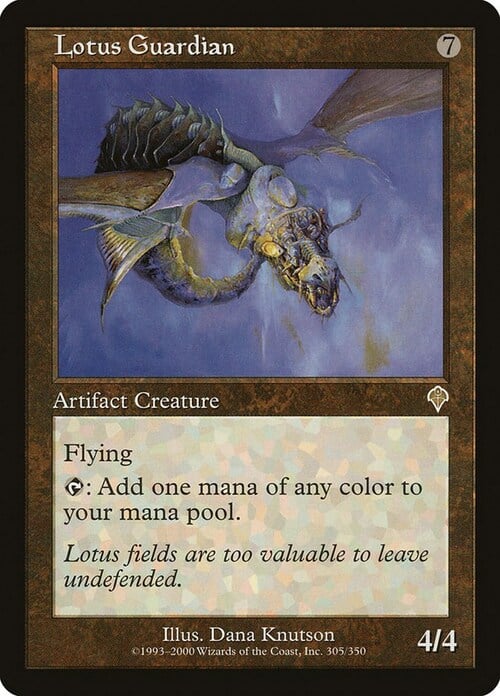Lotus Guardian Card Front