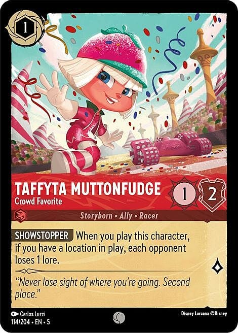 Taffyta Muttonfudge - Crowd Favorite Card Front