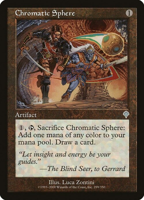Chromatic Sphere Card Front