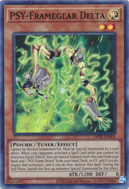PSY-Framegear Delta Card Front